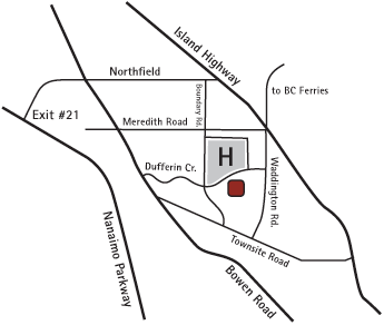 Nanaimo Map